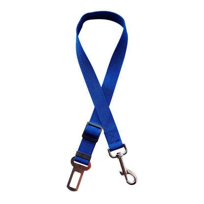 Adjustable Dog & Cat Car Seat Belt – Vehicle Safety Harness Lead Clip