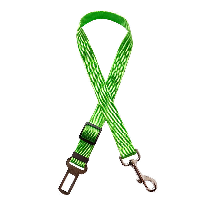 Adjustable Dog & Cat Car Seat Belt – Vehicle Safety Harness Lead Clip