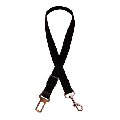 Adjustable Dog & Cat Car Seat Belt – Vehicle Safety Harness Lead Clip