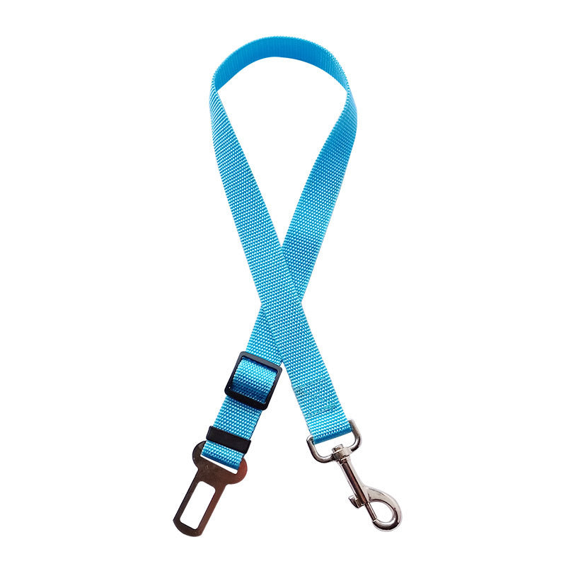 Adjustable Dog & Cat Car Seat Belt – Vehicle Safety Harness Lead Clip