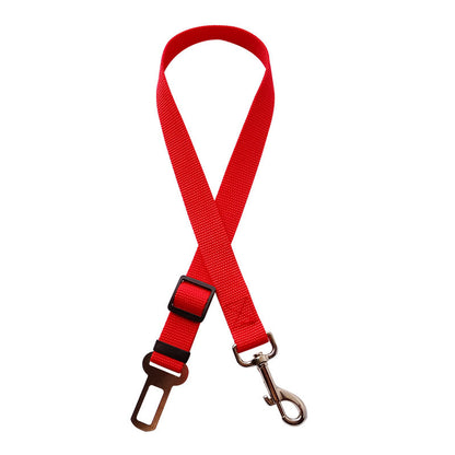 Adjustable Dog & Cat Car Seat Belt – Vehicle Safety Harness Lead Clip