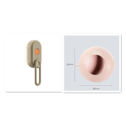 3-in-1 Steam Pet Grooming Brush – Electric Cat & Dog Hair Removal Comb