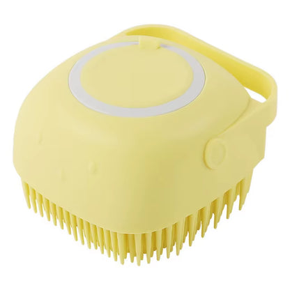 Pet Bath Brush Shampoo Massage Brush Soft Silicone Puppy Cat Comb Pet Dog Cleaning Brush for Dog Cat Shower Grooming Tool