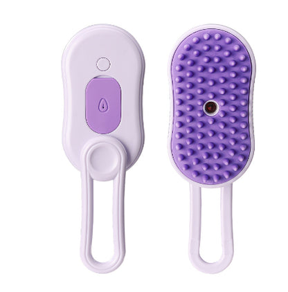 3-in-1 Steam Pet Grooming Brush – Electric Cat & Dog Hair Removal Comb