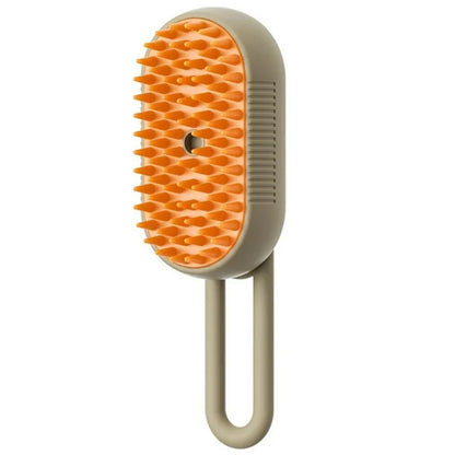 3-in-1 Steam Pet Grooming Brush – Electric Cat & Dog Hair Removal Comb
